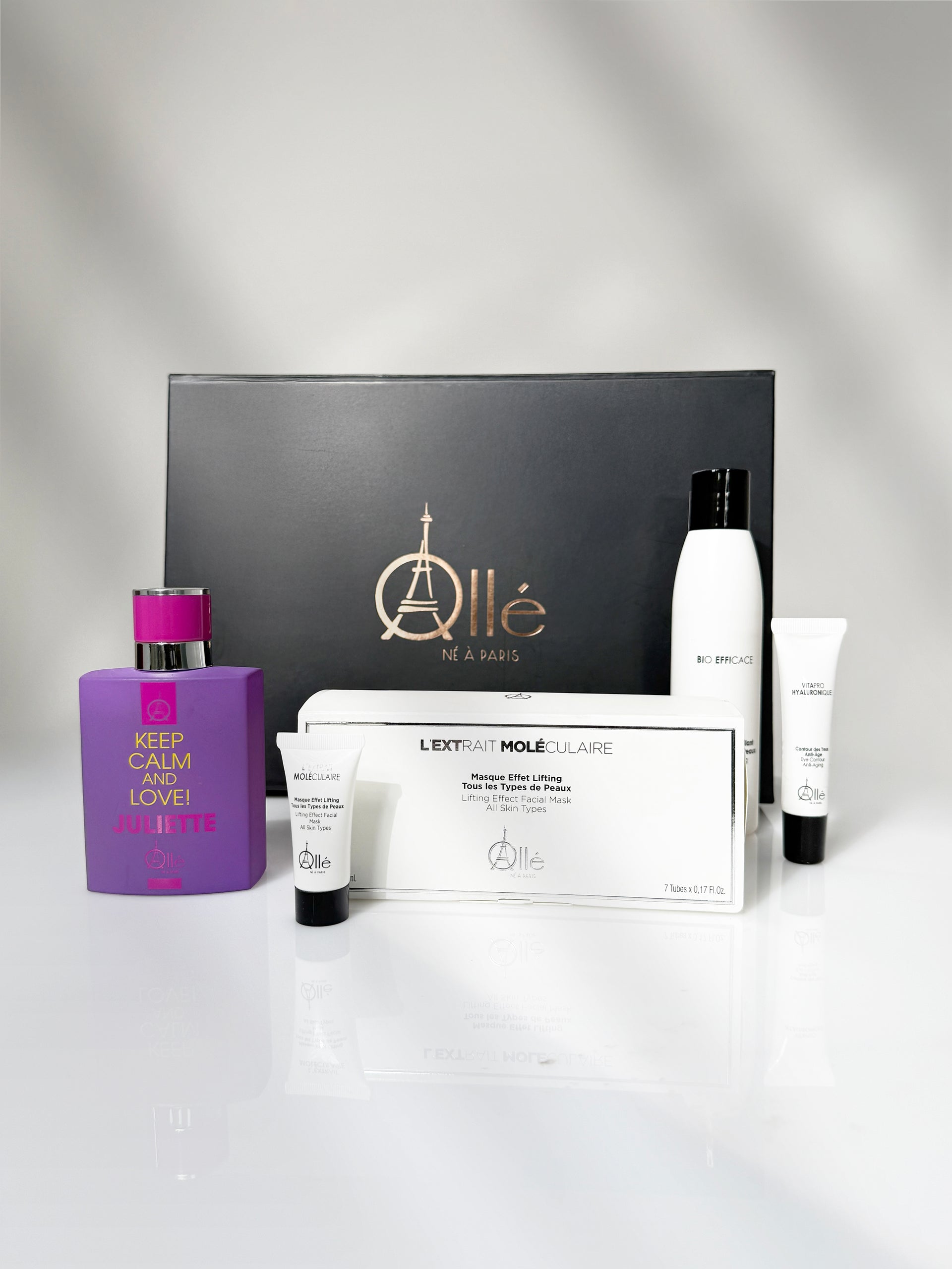 KIT PREMIUM MADRES OLLÉ TU BELLEZA ME ILUMINA (KEEP CALM AND LOVE JULIETTE)